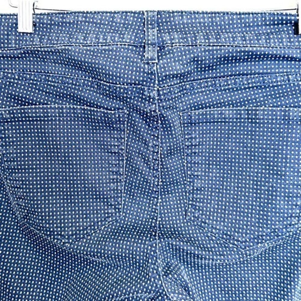 Liverpool LA Women's 10/30 Dot Print Mood Indigo Blue Dot Print Ankle Pants - Picture 5 of 9